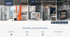 Desktop Screenshot of euroappliances.co.za